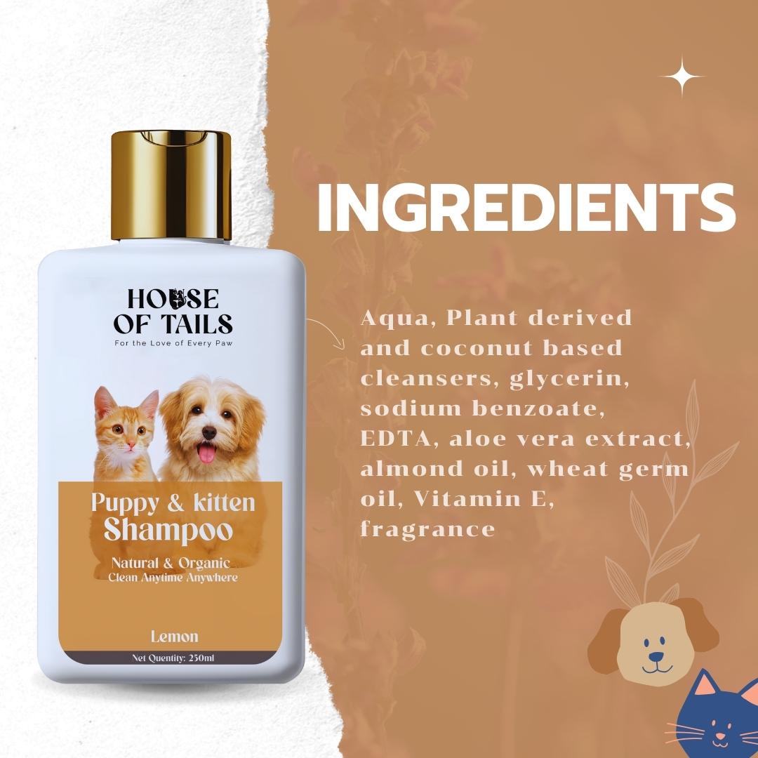 🍩 Puppy & Kitten Shampoo: Natural & Organic Gentle Care for Little Ones