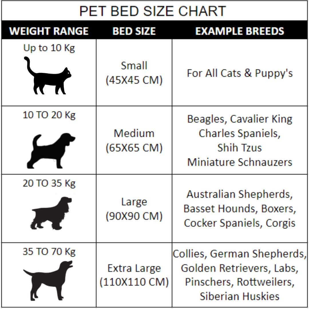 Black Furry Pet Bed – Super Soft & Comfy Summer For Cats & Dogs