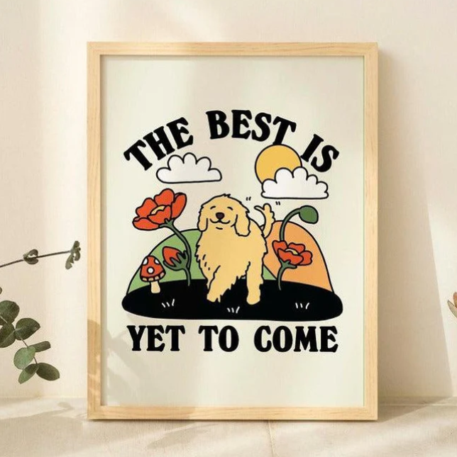 The Best Dog Print