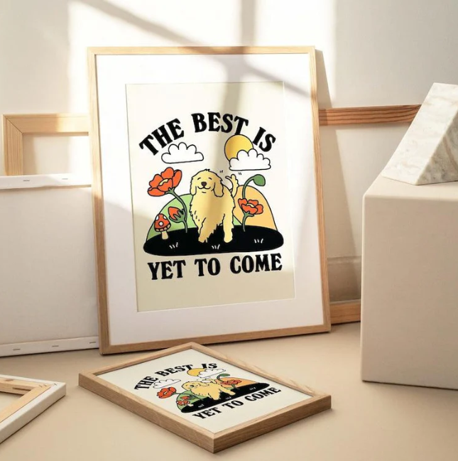 The Best Dog Print