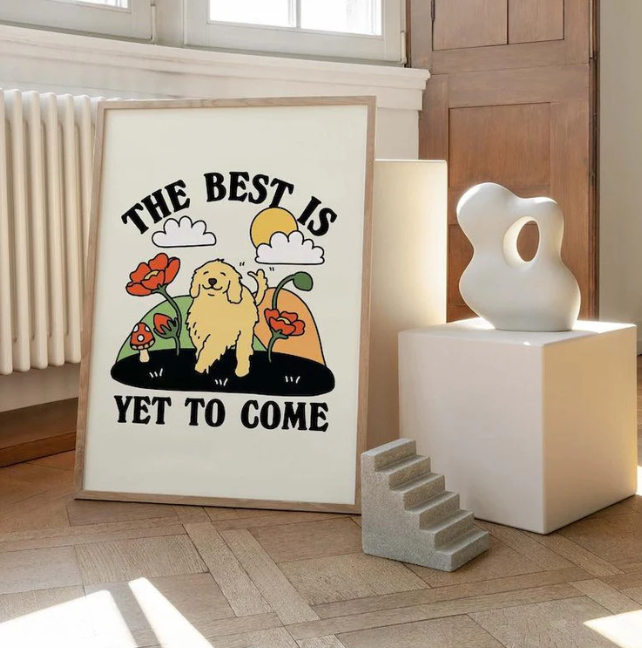 The Best Dog Print