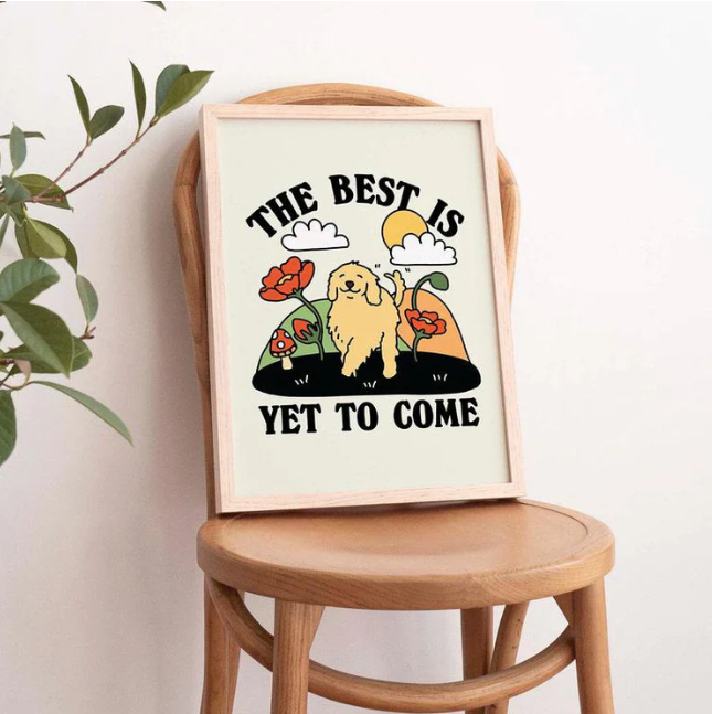 The Best Dog Print