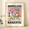 Hopeless Romantic Pink Dog Print