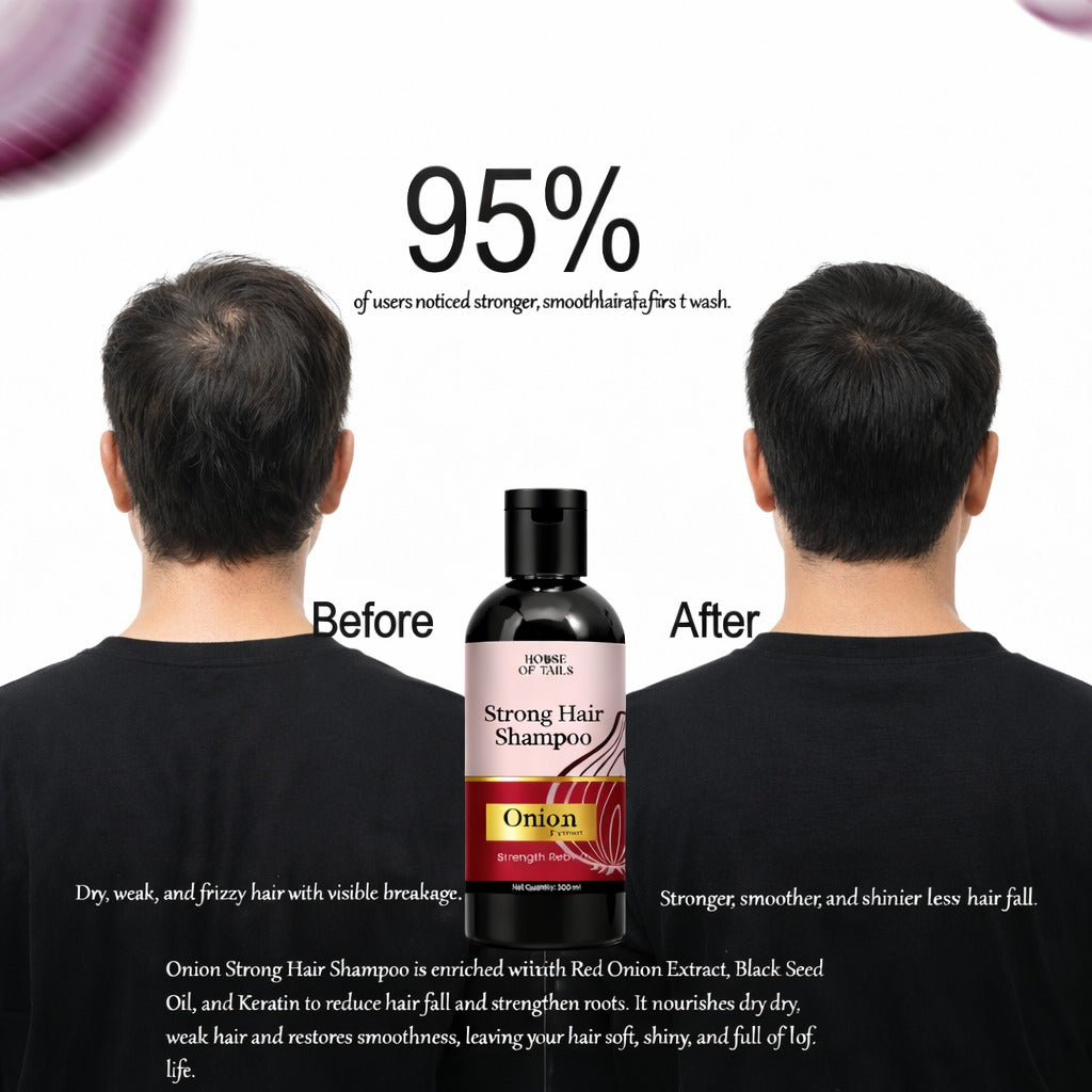 Onion + Keratin + Rosemary Shampoo Pack of 3 (100ml Each) | Anti Hair Fall, Hair Strengthening & Smooth Hair Care Shampoo for Men & Women | Nourishing Daily Hair Care Combo for Strong, Soft & Healthy Hair