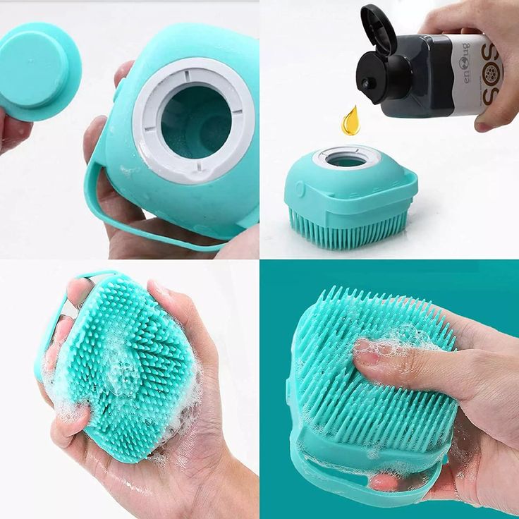 Pet Bath Brush 🐾🚿 | Shower & Shampoo Massager for Dogs & Cats 🛁✨