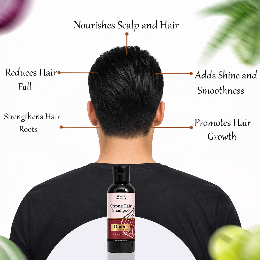 Onion + Keratin + Rosemary Shampoo Pack of 3 (100ml Each) | Anti Hair Fall, Hair Strengthening & Smooth Hair Care Shampoo for Men & Women | Nourishing Daily Hair Care Combo for Strong, Soft & Healthy Hair