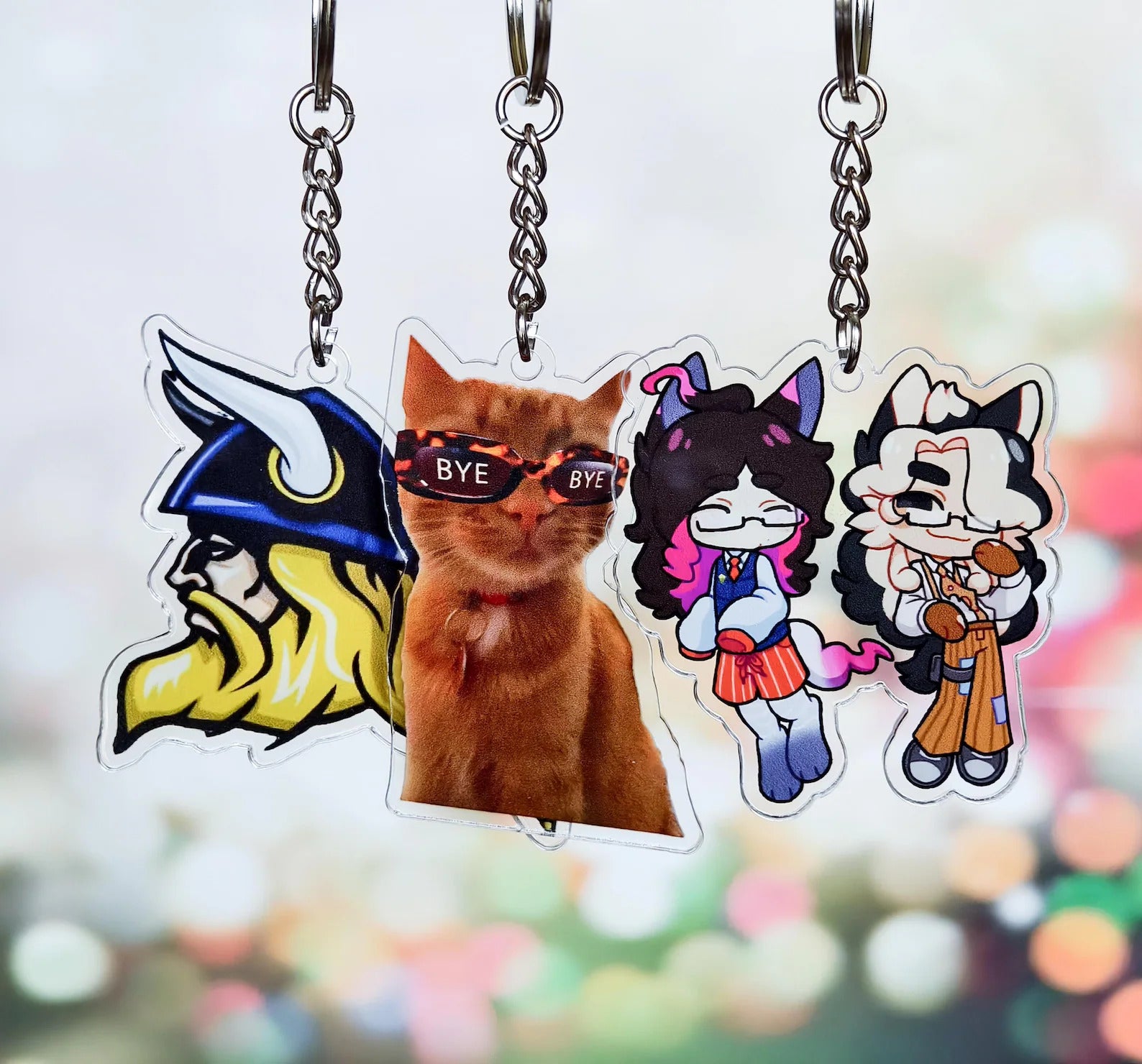 Customized Pet Keychain – Personalized Dog Photo Keychain & Name Tag for Cat and Dog Lovers
