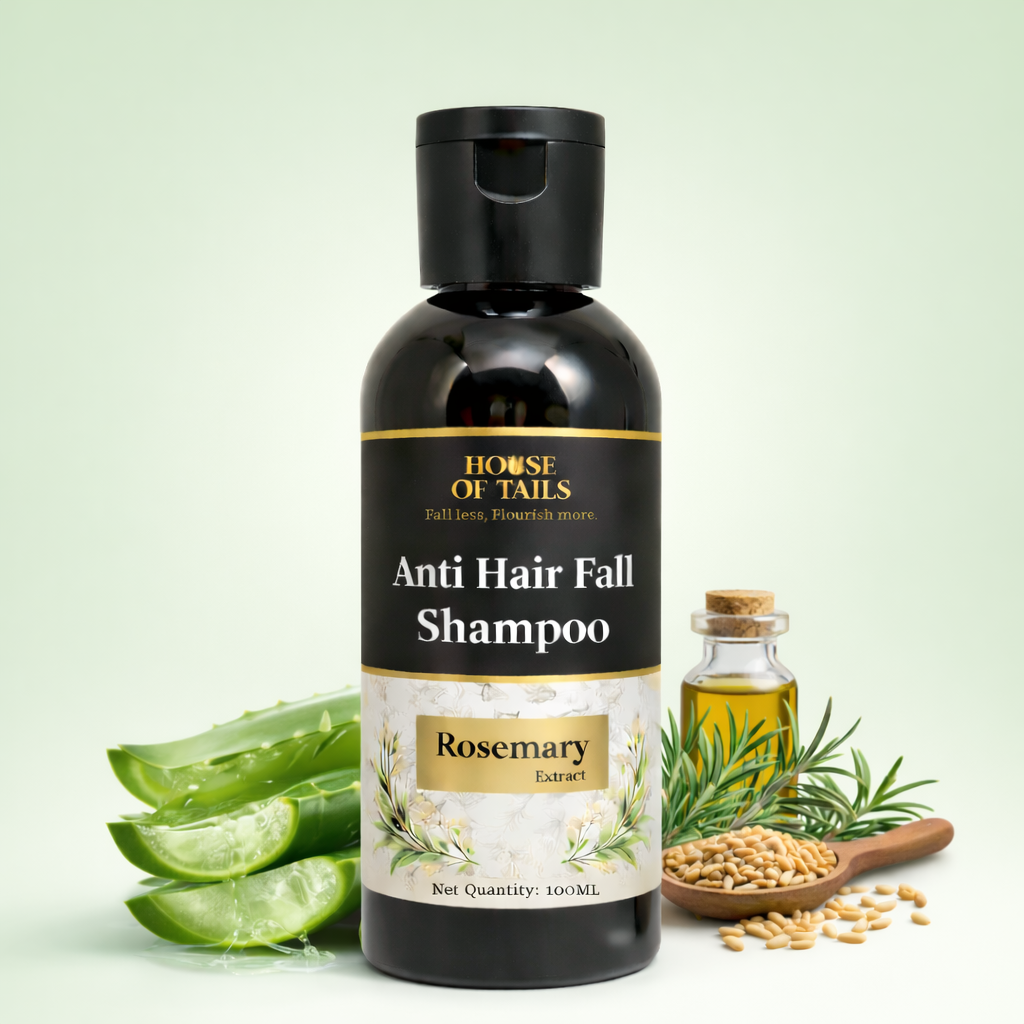 Rosemary Anti Hair Fall Shampoo 100ml | Hair Growth & Strengthening Shampoo for Men & Women | Helps Reduce Hair Fall, Frizz & Dryness | Nourishing Daily Hair Care for Strong, Soft & Healthy Hair