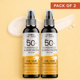 SPF 50 PA+++ Sunscreen Cream Pack of 2 | Lightweight & Non Greasy Sun Protection for All Skin Types