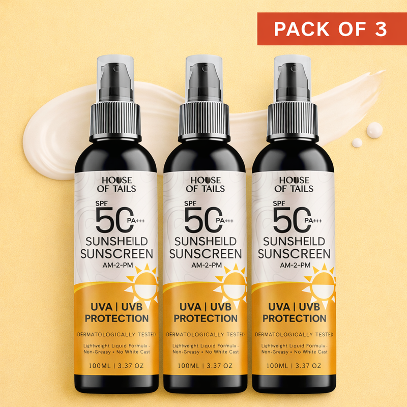 SPF 50 PA+++ Sunscreen Cream Pack of 3 | Lightweight & Non Greasy Sun Protection for All Skin Types