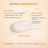 SPF 50 PA+++ Sunscreen Cream | Lightweight & Non Greasy Sun Protection for All Skin Types